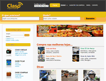 Tablet Screenshot of clasp.com.br