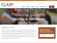 Tablet Screenshot of clasp.org